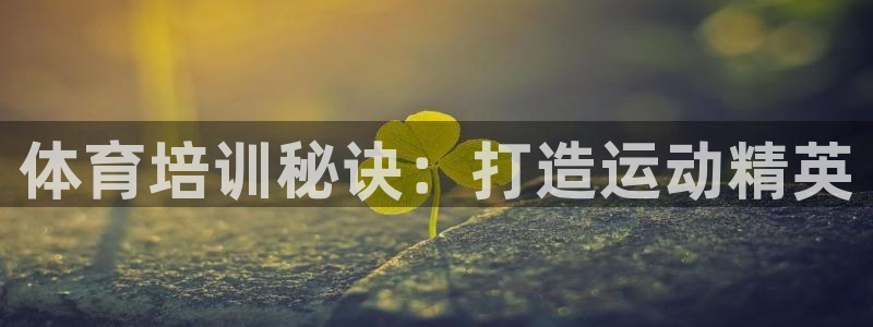 焦点娱乐app下载安装苹果：体育培训秘诀：打造运动精