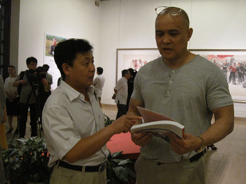 杨焦点与史国良谈《艺术天成》杂志
